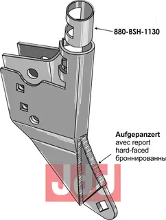 Såhus/holder Bourgault