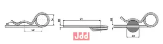 R-klips/ R-splint DIN 11024