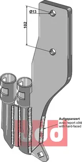 Såhus/holder - sædekorn & gødning Bourgault