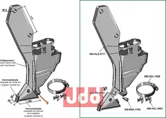 Komplet sett m. Spiss & holder Bourgault