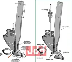 Komplet sett m. holder & Spiss Bourgault