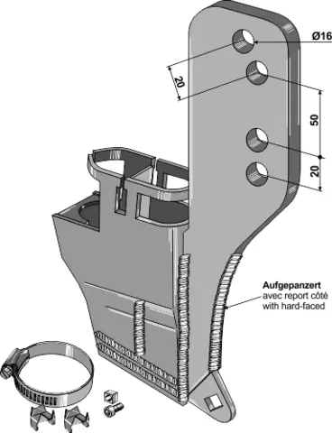 Såhus/holder VOS Såkorn/gjødsel