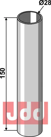 R&#248;rforl&#230;nger 150 mm &#216;28 Bourgault