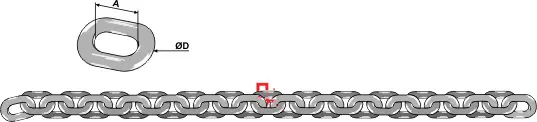 Bundkjede - 10x31 - D5 - JDD Utstyr