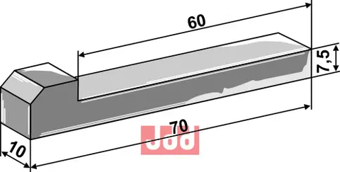 Nesekile til ukjent merke Mål: 120x60, 18x70, 60x10, S:8