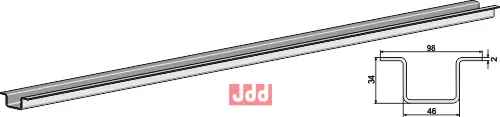 Skinne for kjedeføring - JDD Utstyr