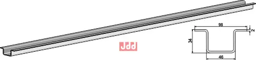 Skinne for kjedeføring - JDD Utstyr