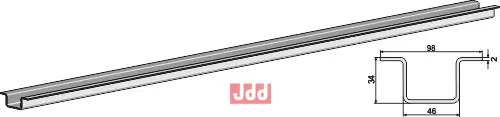 Skinne for kjedeføring - JDD Utstyr