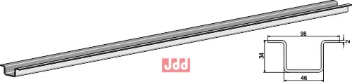 Skinne for kjedeføring - JDD Utstyr