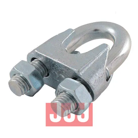 &#216;8 wire klemme DIN 741 galvanisert For wire &#216;8, klammerdiameter &#216;6mm