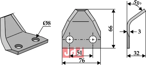 Formikser kniv - JDD Utstyr