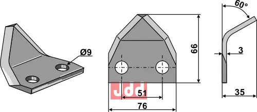 Formikser kniv - JDD Utstyr
