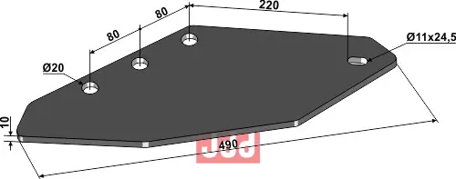 Forsterket knivholder - JDD Utstyr