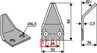 Formikser kniv Luclar/Mutti/Sgariboldi