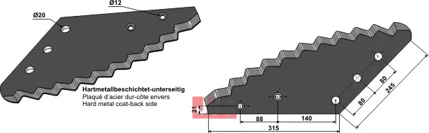 Formikser kniv - - JDD Utstyr