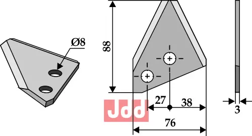 Formikser kniv - JDD Utstyr