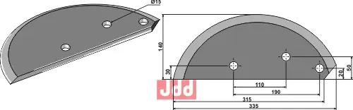 Formikser kniv - JDD Utstyr