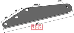 Forsterket knivholder Strautmann