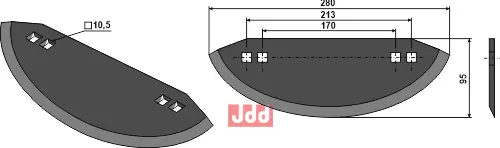 Formikser kniv - JDD Utstyr