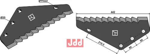Formikser kniv - JDD Utstyr