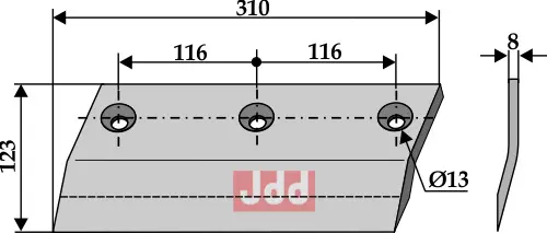 Sidekniv venstre - JDD Utstyr