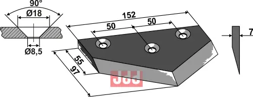 Senter kniv - JDD Utstyr