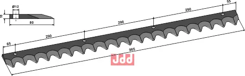 Ensilage Kniv - JDD Utstyr