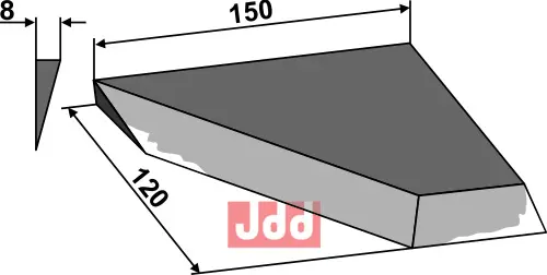 Hjørnekniv venstre - JDD Utstyr