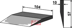 Sidekniv for ensilage 104mm Alö