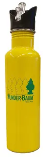 Wunder-Baum Drikkeflaske Gul Innebygd sugerør for de brå svingene