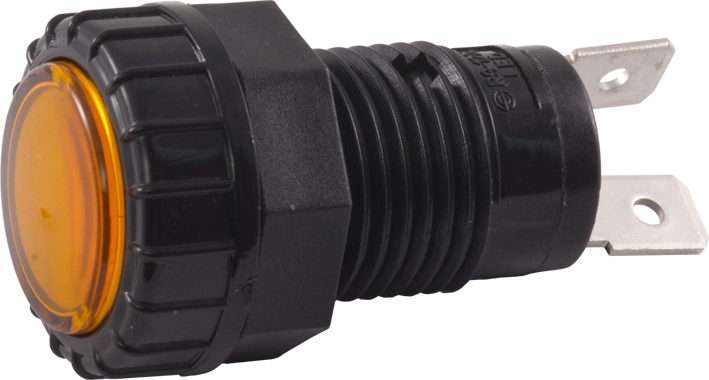 Kontrollampe 10-30V, LED, oransje