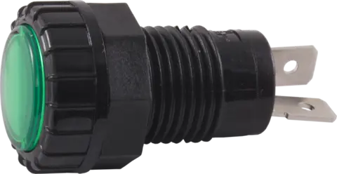 Kontrollampe 10-30V, LED, gr&#248;nn
