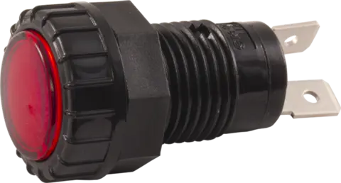 Kontrollampe 10-30V, LED, r&#248;d