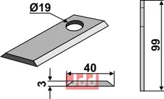 Kniv Farendl&#248;se/B.C.S.