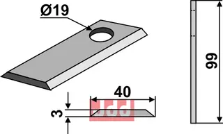 Kniv Farendløse/B.C.S.