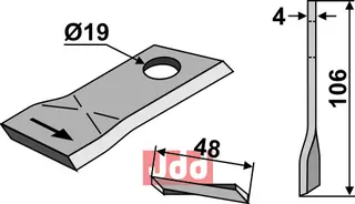 Kniv Claas/Fella/Niemeyer