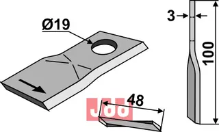 Kniv Claas/Niemeyer/Pöttinger