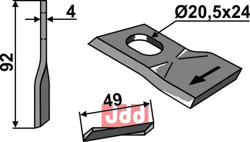 Kniv - JDD Utstyr