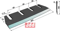 Blenderkniv - høyre - DURAFACE Rostselmasch