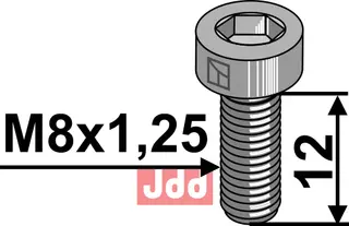 Umbraco bolt M8 - 8.8 Amazone