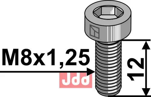 Umbraco bolt M8 - 8.8 - JDD Utstyr