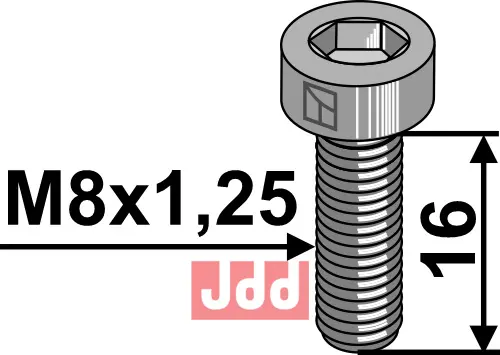 Umbraco bolt M8 - 8.8 - JDD Utstyr