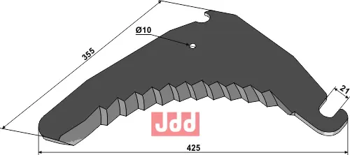 Kniv til Pickup vogn - JDD Utstyr