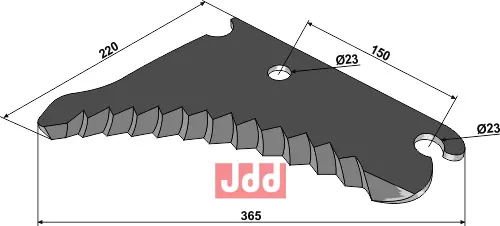 Kniv til rundballepresser - JDD Utstyr