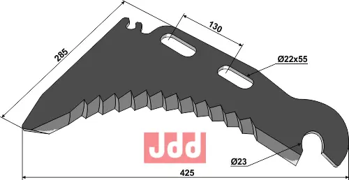 Kniv til Pickup vogn - JDD Utstyr