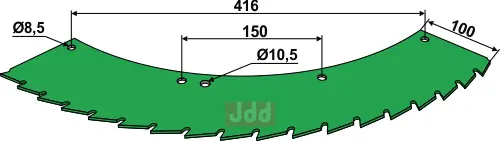 Kniv - høyre/venstre - JDD Utstyr