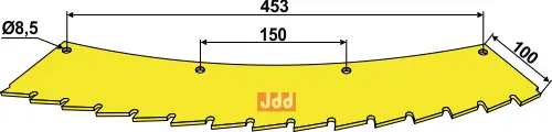 Takkede kniv - høyre/venstre - JDD Utstyr