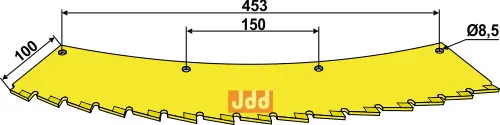 Kniv - WolframCarbid - høyre - JDD Utstyr