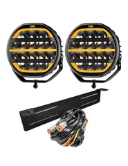 Ekstralyssett 2 stk OZZ XR2 P9" Komplett sett