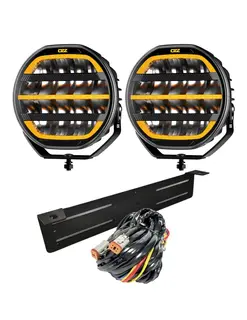 Ekstralyssett 2 stk OZZ XR2 P9" Komplett sett
